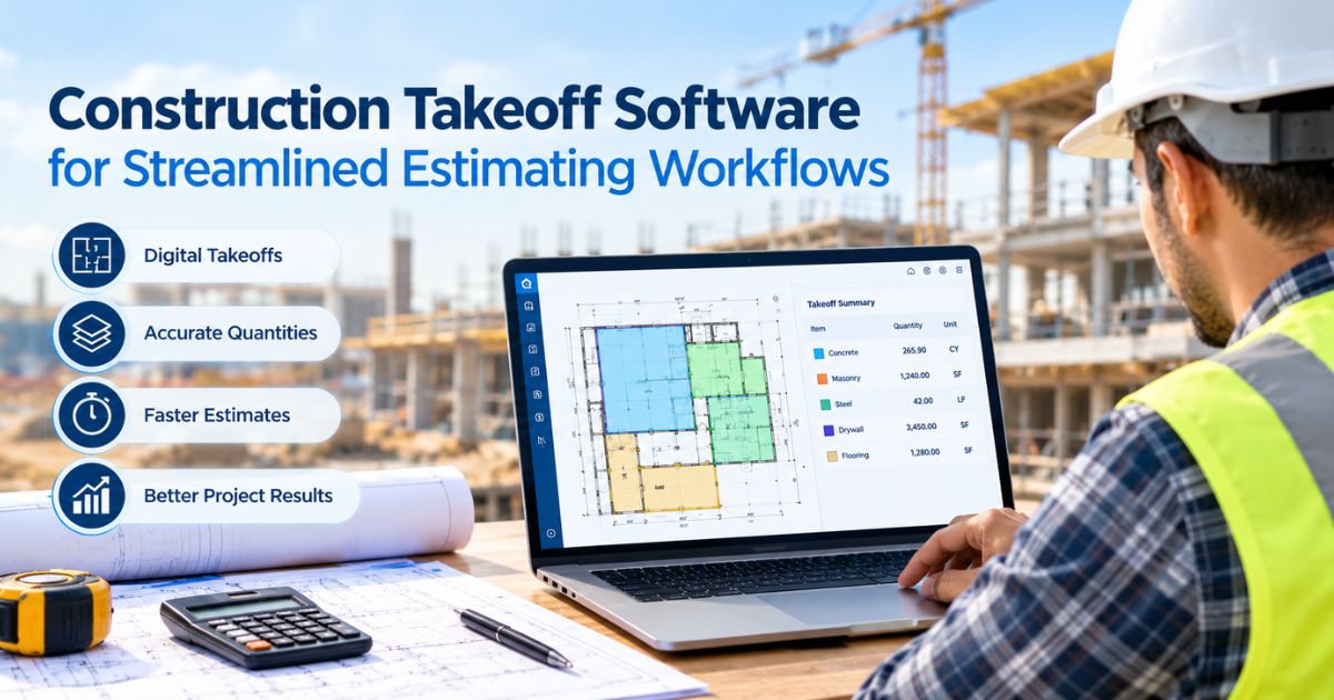 Construction Takeoff Software for Streamlined Estimating Workflows